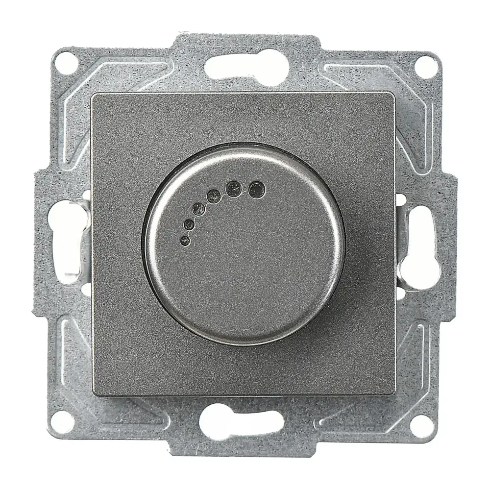 Eqona / Radius / Neoline Dimmer 1000VA, Füme (Mekanizma + Tuş/Kapak) 