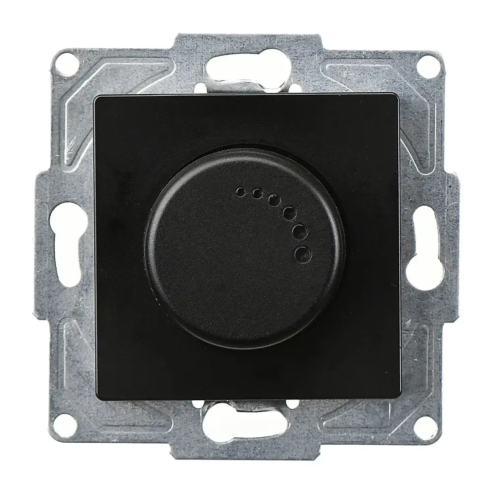 Eqona / Radius / Neoline Dimmer 1000VA, Metalik Siyah (Mekanizma + Tuş/Kapak) 