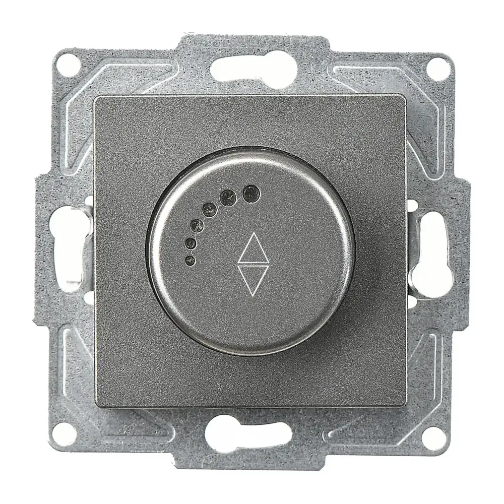 Eqona / Radius / Neoline Vavien Dimmer 600VA, Füme (Mekanizma + Tuş/Kapak) 